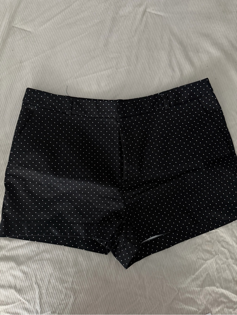 Forever 21 Black Polka Dot Bermuda Shorts